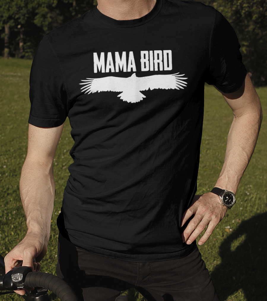 MAMA BIRD Soaring Graphic Majestic Wingspread T-Shirt