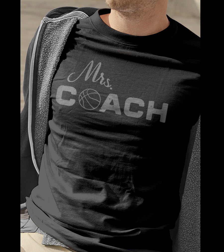 Mrs. Coach Basketball Coach's Wife T-Shirt
