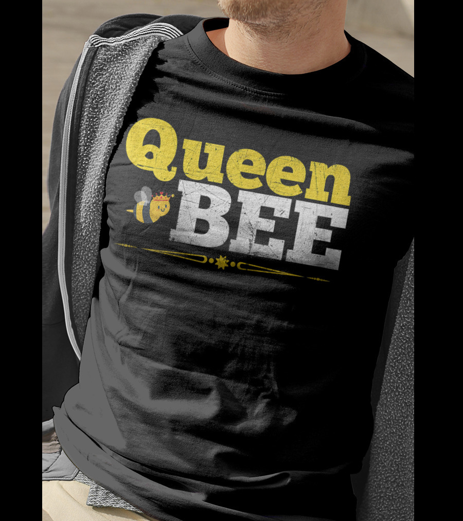 Queen Bee With Crown Boss Lady T-Shirt