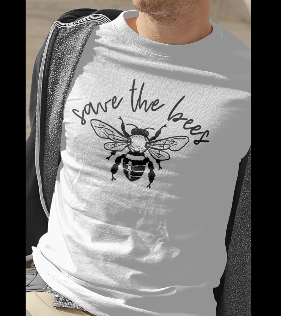 Save The Bees Vintage Conservation Bohemian T-Shirt
