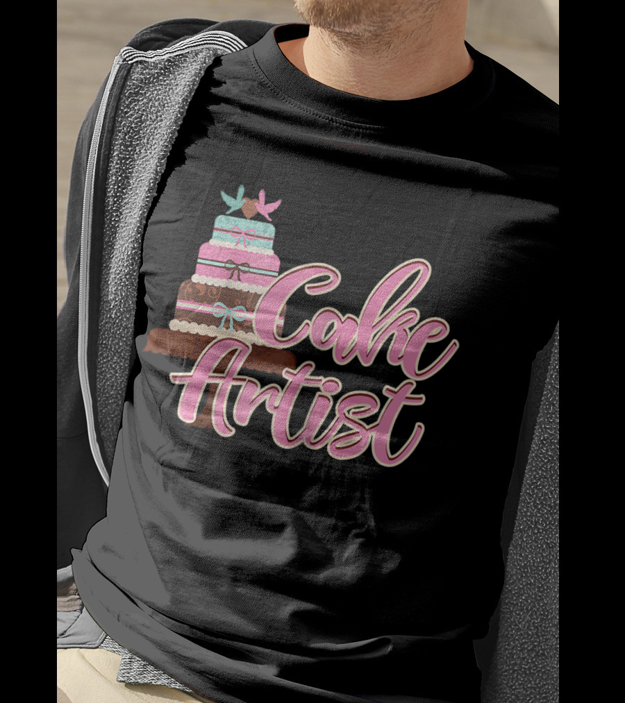 Cake Artist Wedding Cupcake Baking T-Shirt