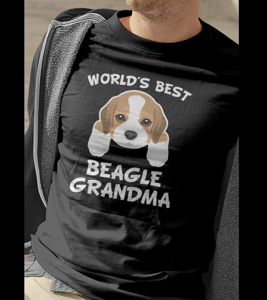 World's Best Beagle Grandma Dog Granddog T-Shirt