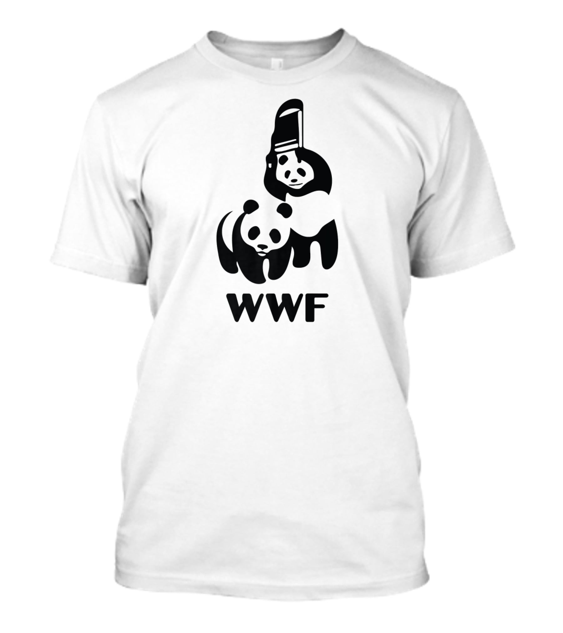 WWF Wrestling Pandas Lampoon T-Shirt