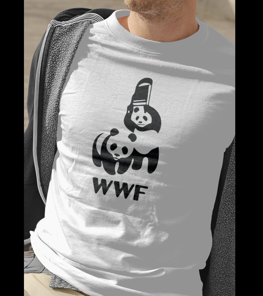 WWF Wrestling Pandas Lampoon T-Shirt