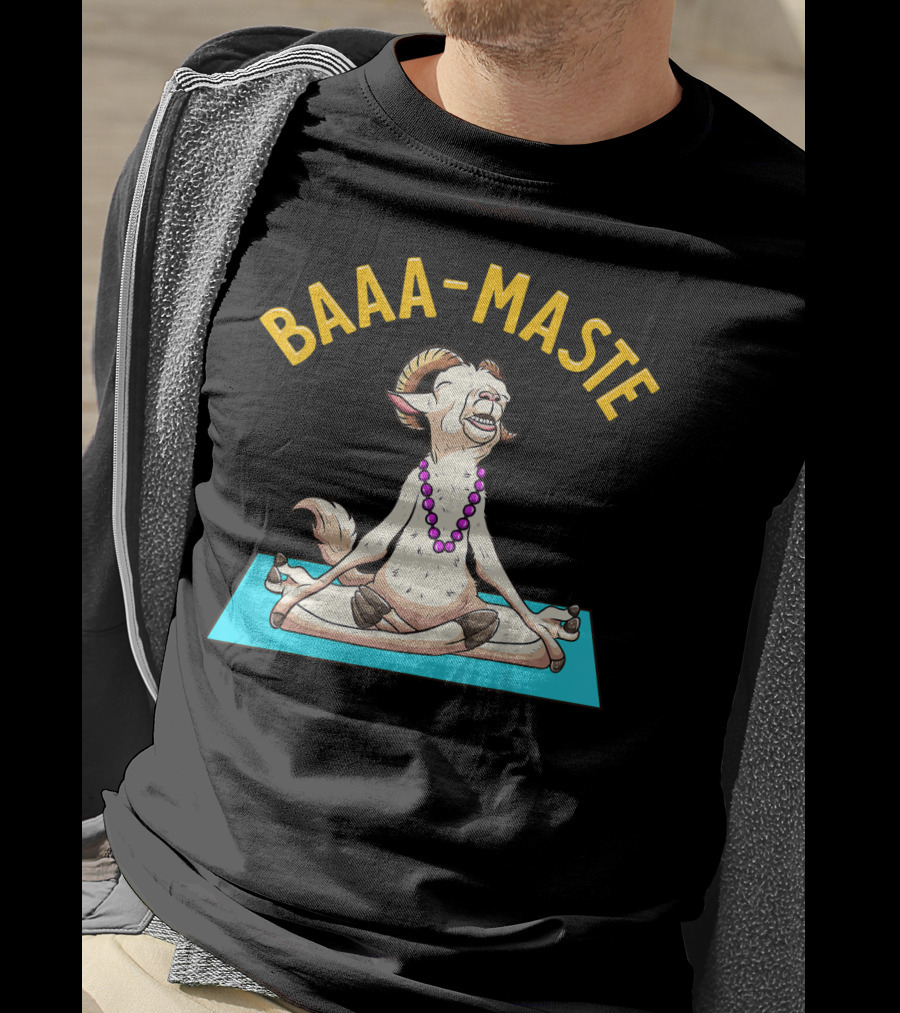 Yoga Goat Baa Maste Zen Spiritu Namaste T-Shirt