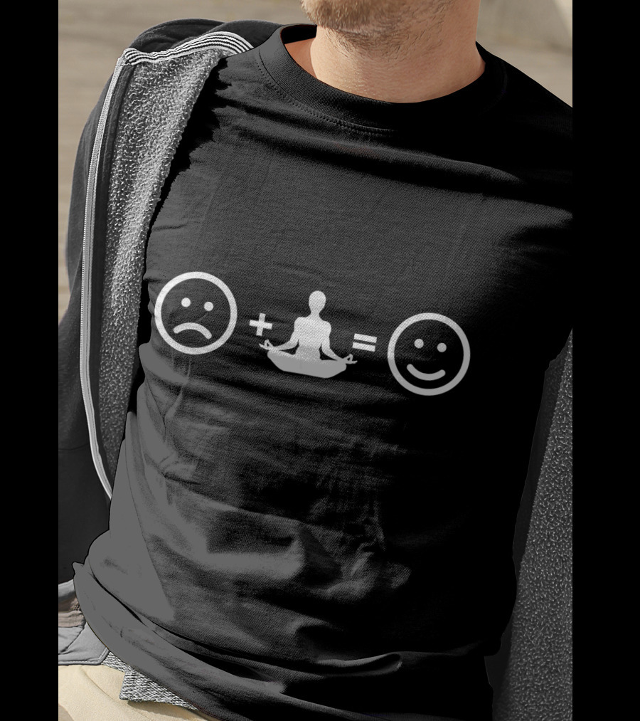 Sad Plus Yoga Equals Happy When I'm Sad Birthday T-Shirt