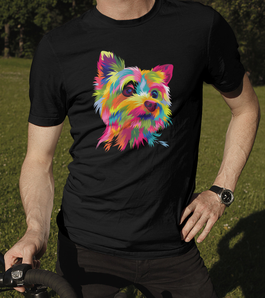 Yorkshire Terrier Vibrant Yorkie Pop T-Shirt