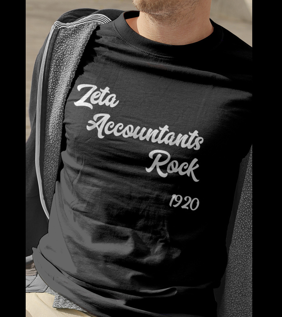 Zeta Accountants Rock 1920 T-Shirt