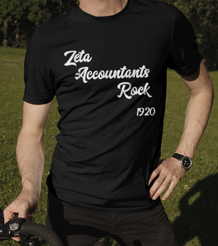 Zeta Accountants Rock 1920 T-Shirt