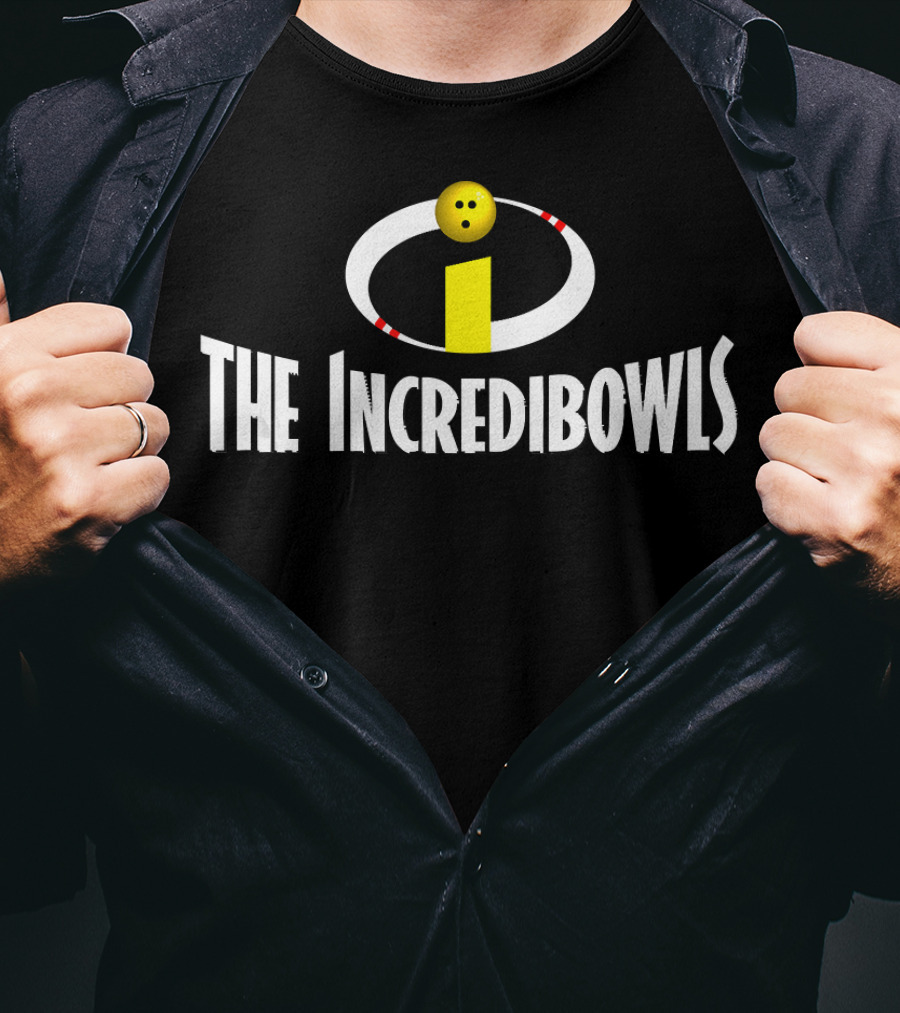 The Incredibowls Bowling Team Fan Shirt With Bowling Pin T-Shirt