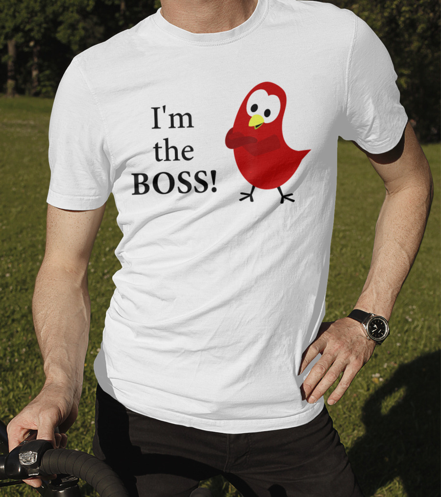 I'm The BOSS Sammy Bird Red Bird Character T-Shirt