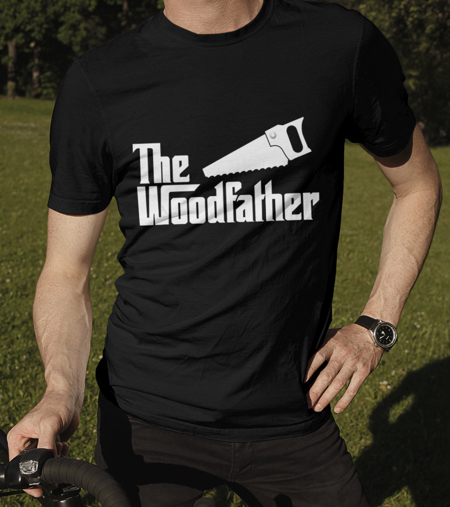 The Woodfather Saw Woodworking Carpentry T-Shirt