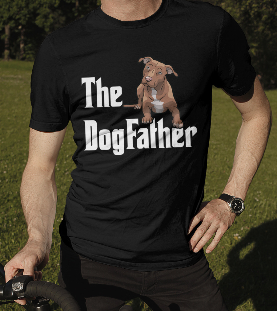 The Dogfather Pitbull Funny T-Shirt