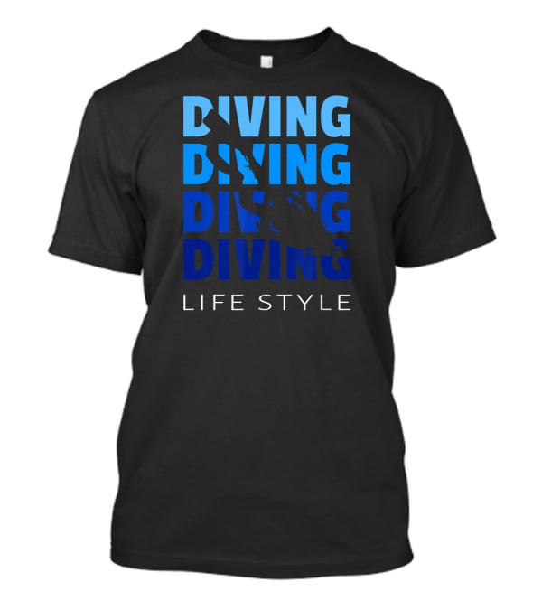 Diving Life Style Scuba Diving Gear Equipment T-Shirt