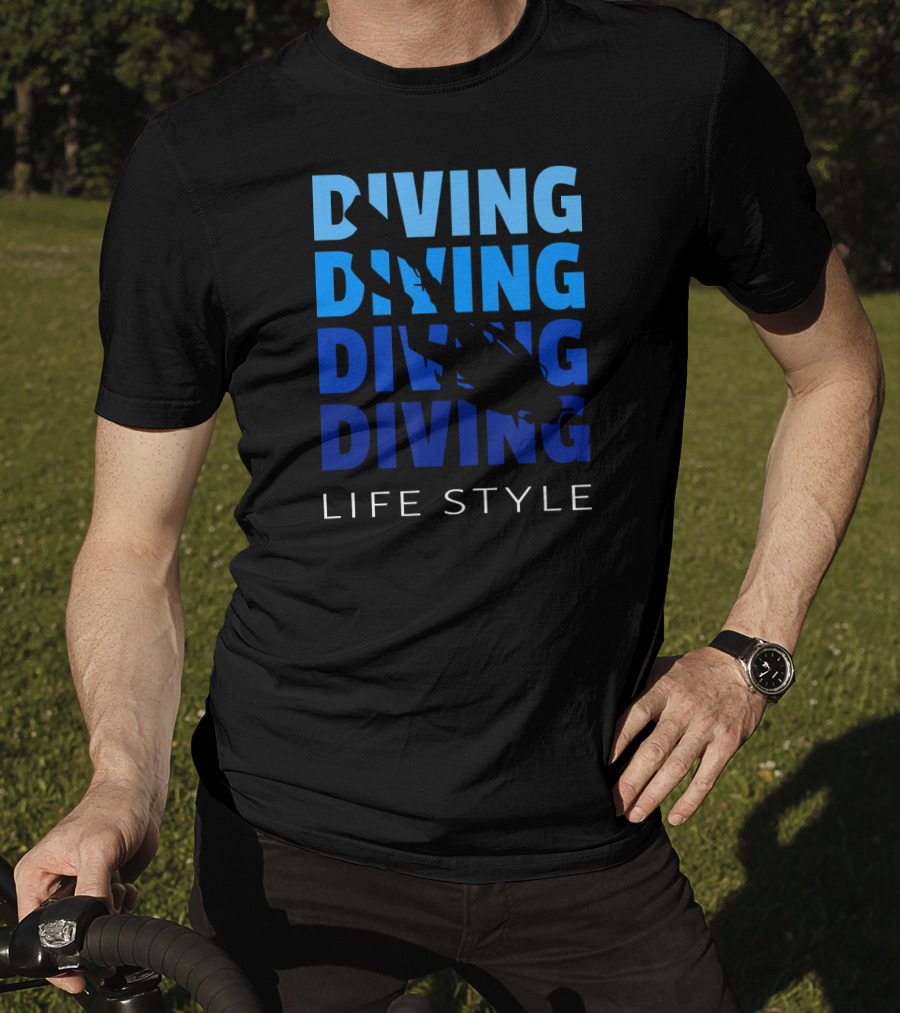 Diving Life Style Scuba Diving Gear Equipment T-Shirt