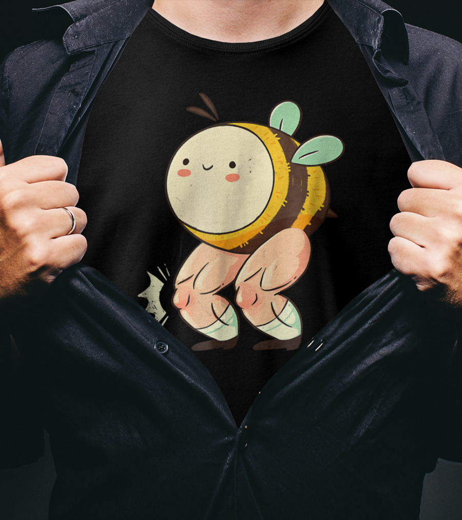Shirt.Woot The Bee's Knees Adorable Buff Cartoon Bee T-Shirt