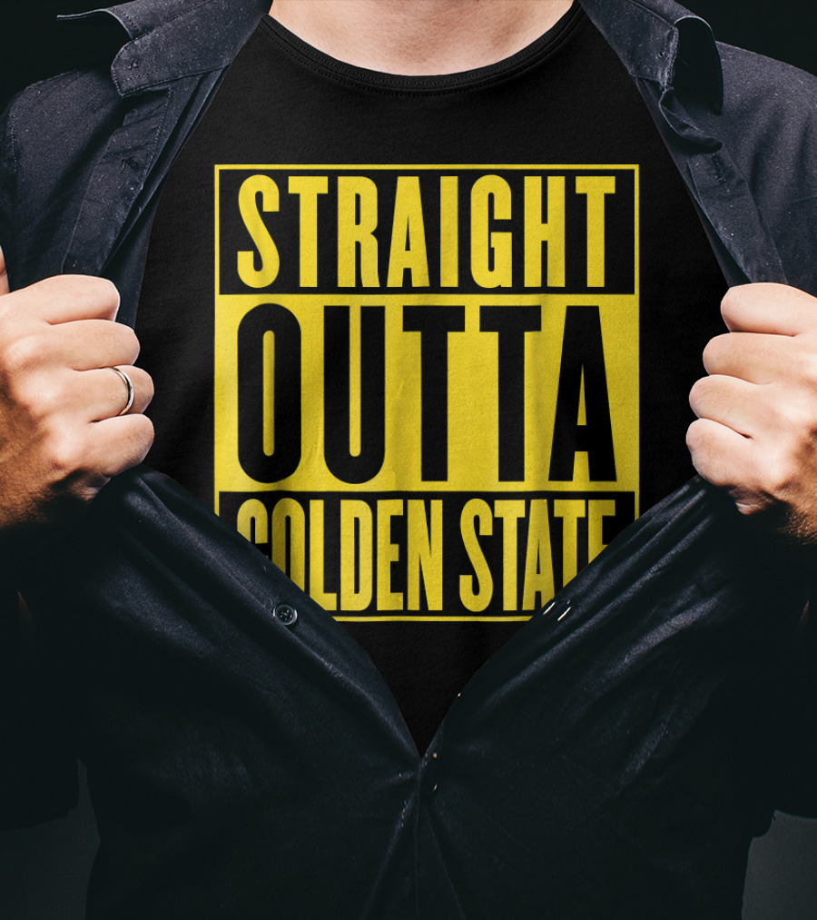 Straight Outta Golden State Basketball T-Shirt