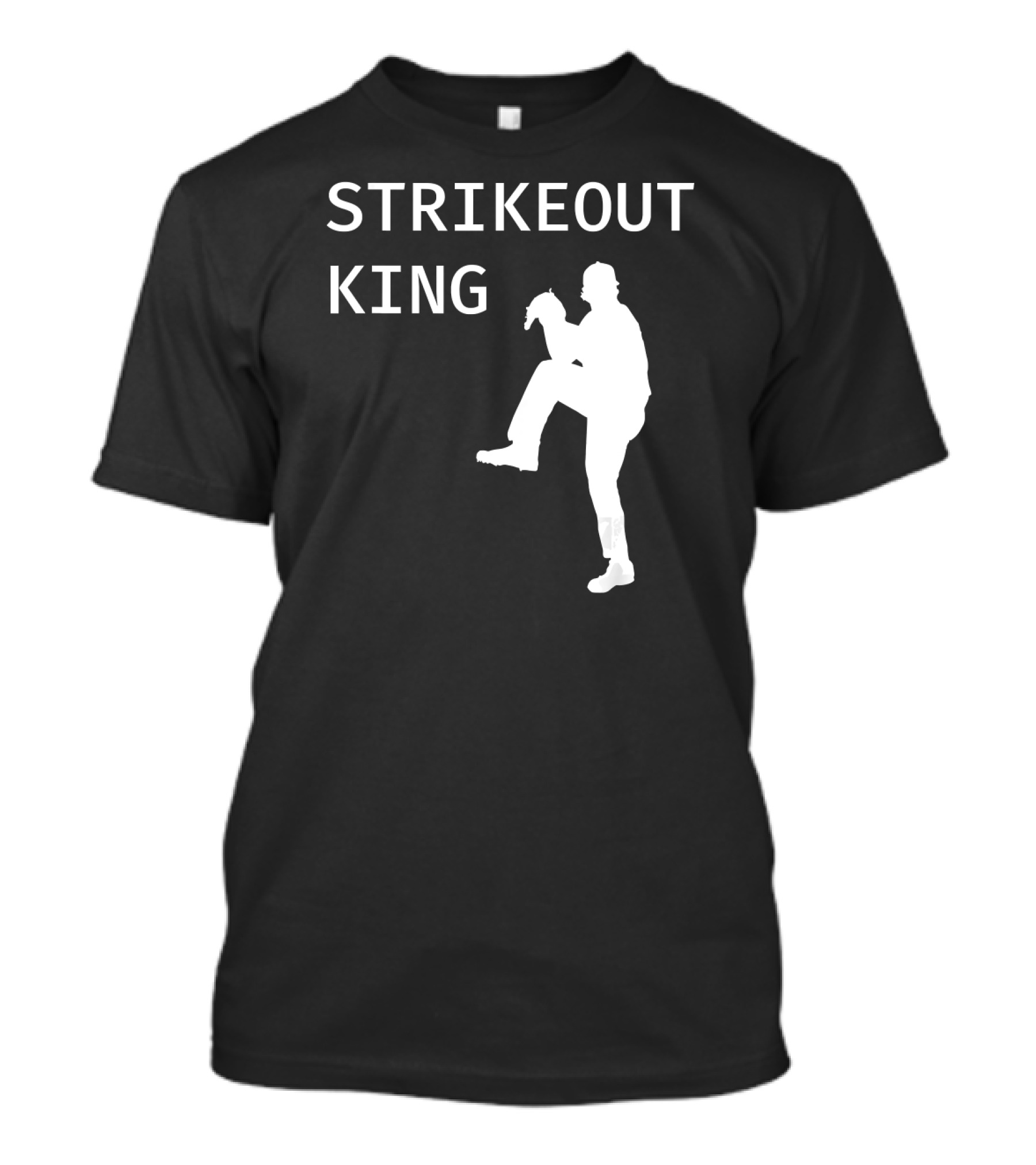 STRIKEOUT KING Baseball Pitcher T-Shirt