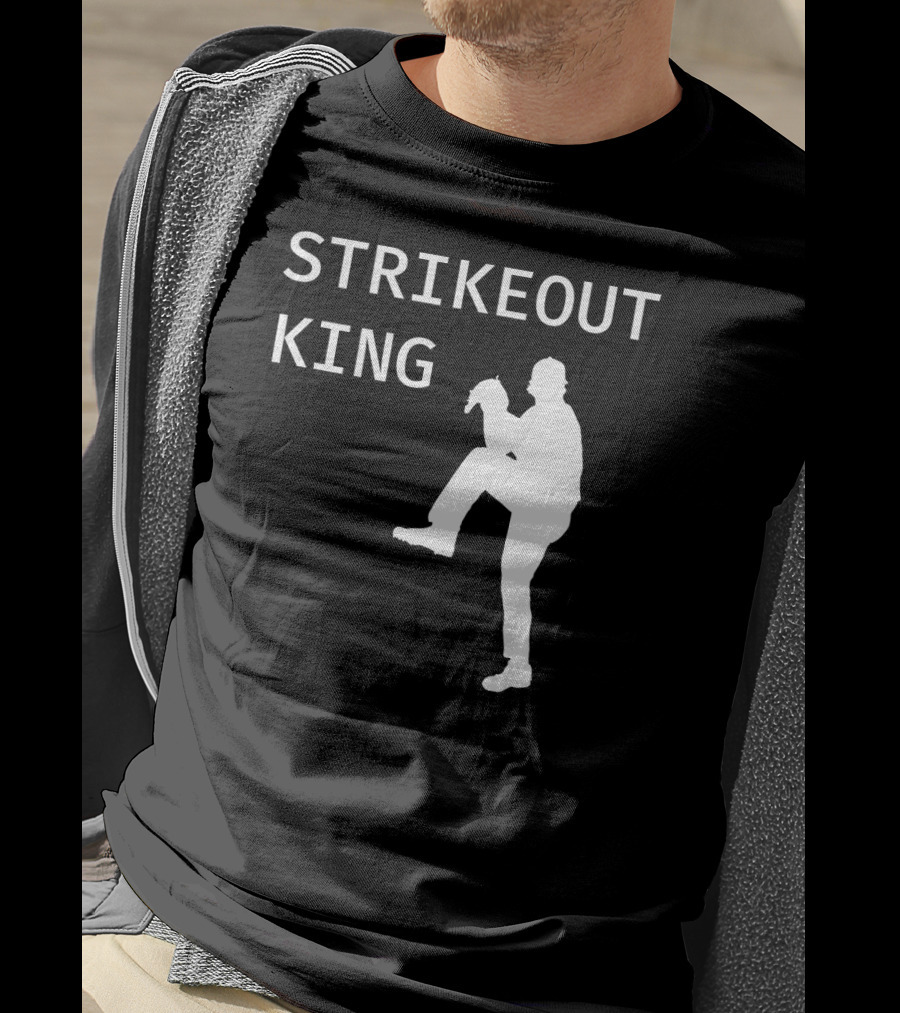 STRIKEOUT KING Baseball Pitcher T-Shirt