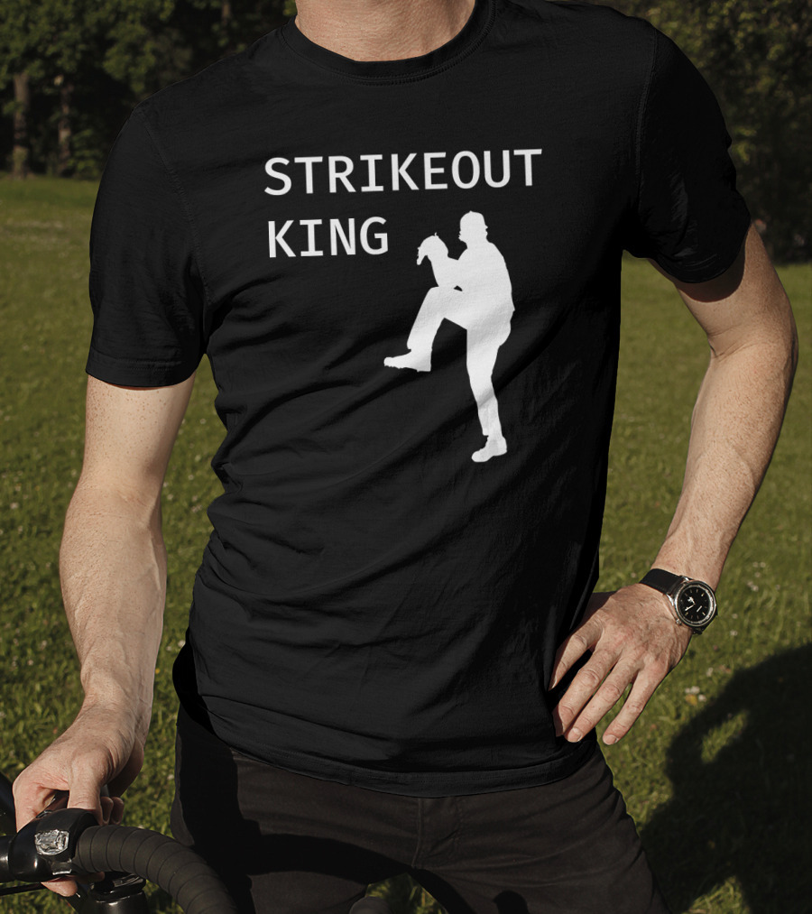 STRIKEOUT KING Baseball Pitcher T-Shirt
