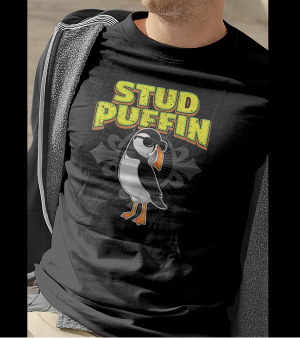 Stud Puffin Cool Seabird Stud Muffin T-Shirt