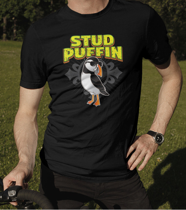 Stud Puffin Cool Seabird Stud Muffin T-Shirt