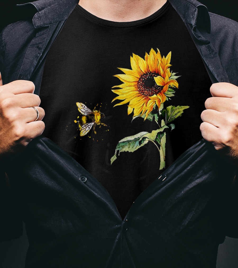 Sunflower Bee Kind T-Shirt
