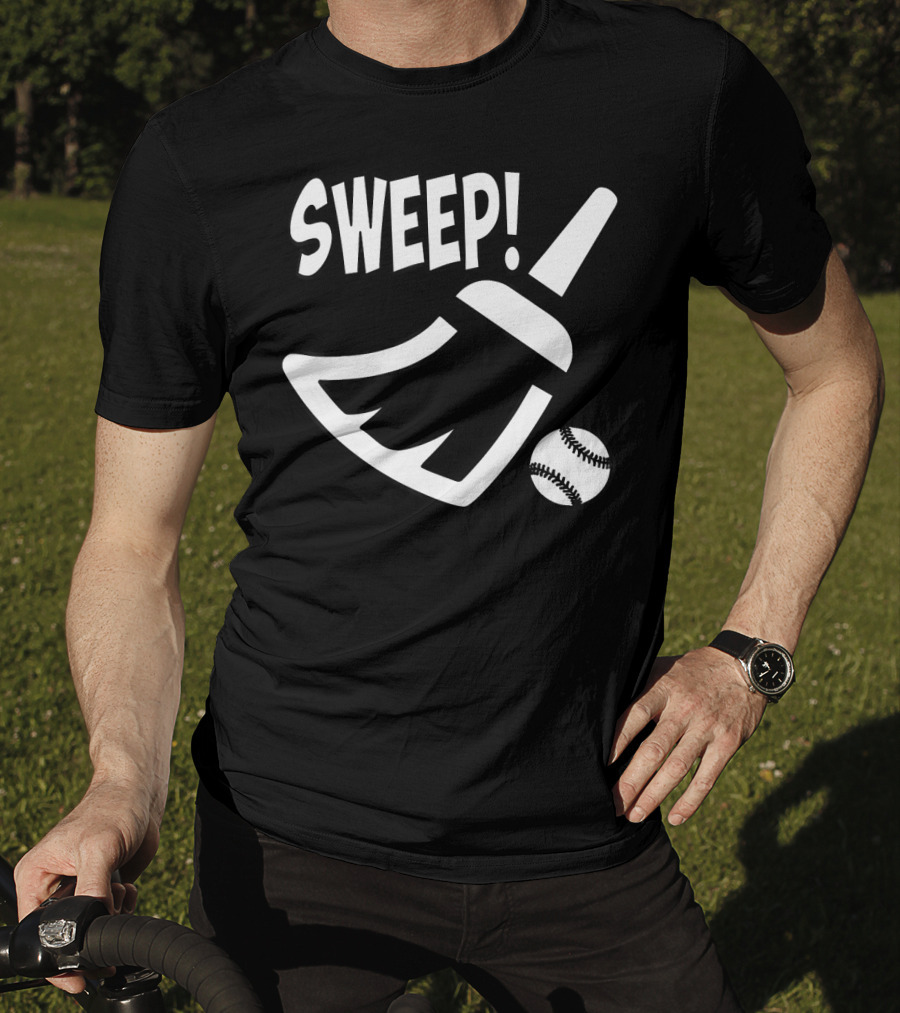 SWEEP Baseball Broom And Ball T-Shirt