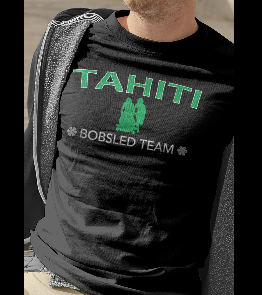 Tahiti Bobsled Team Snowflake Pair T-Shirt