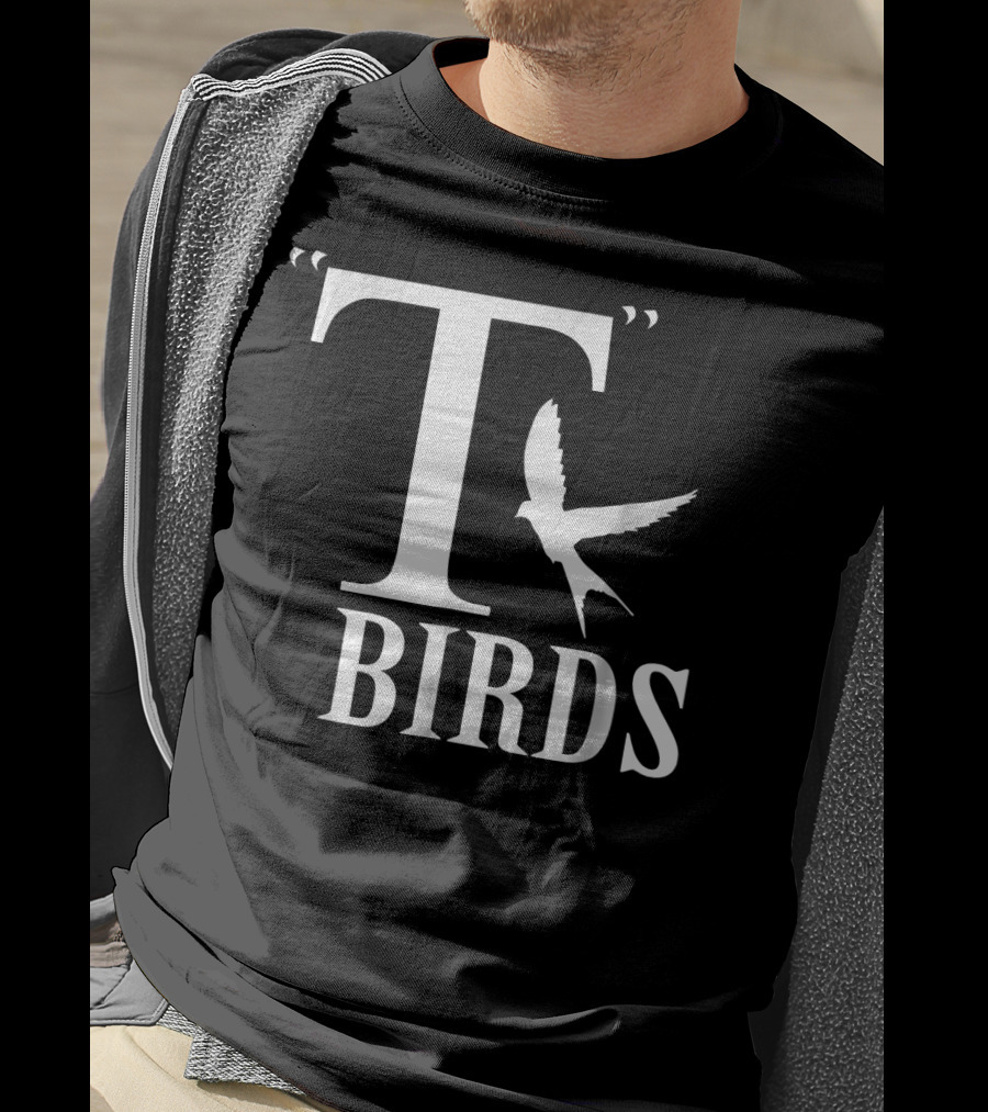 T Birds Flying Graphic Movie Themed T-Shirt