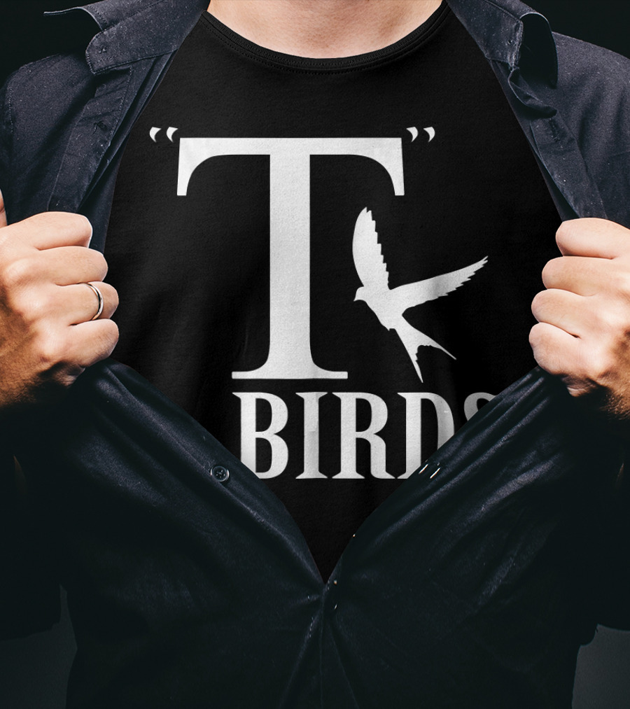 T Birds Flying Graphic Movie Themed T-Shirt