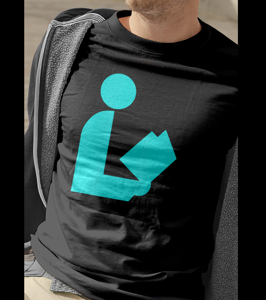 TealAqua Library Icon Road Sign Librarian Summer T-Shirt