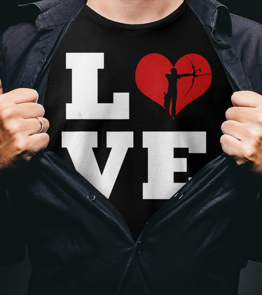 LOVE Archery Heart T-Shirt