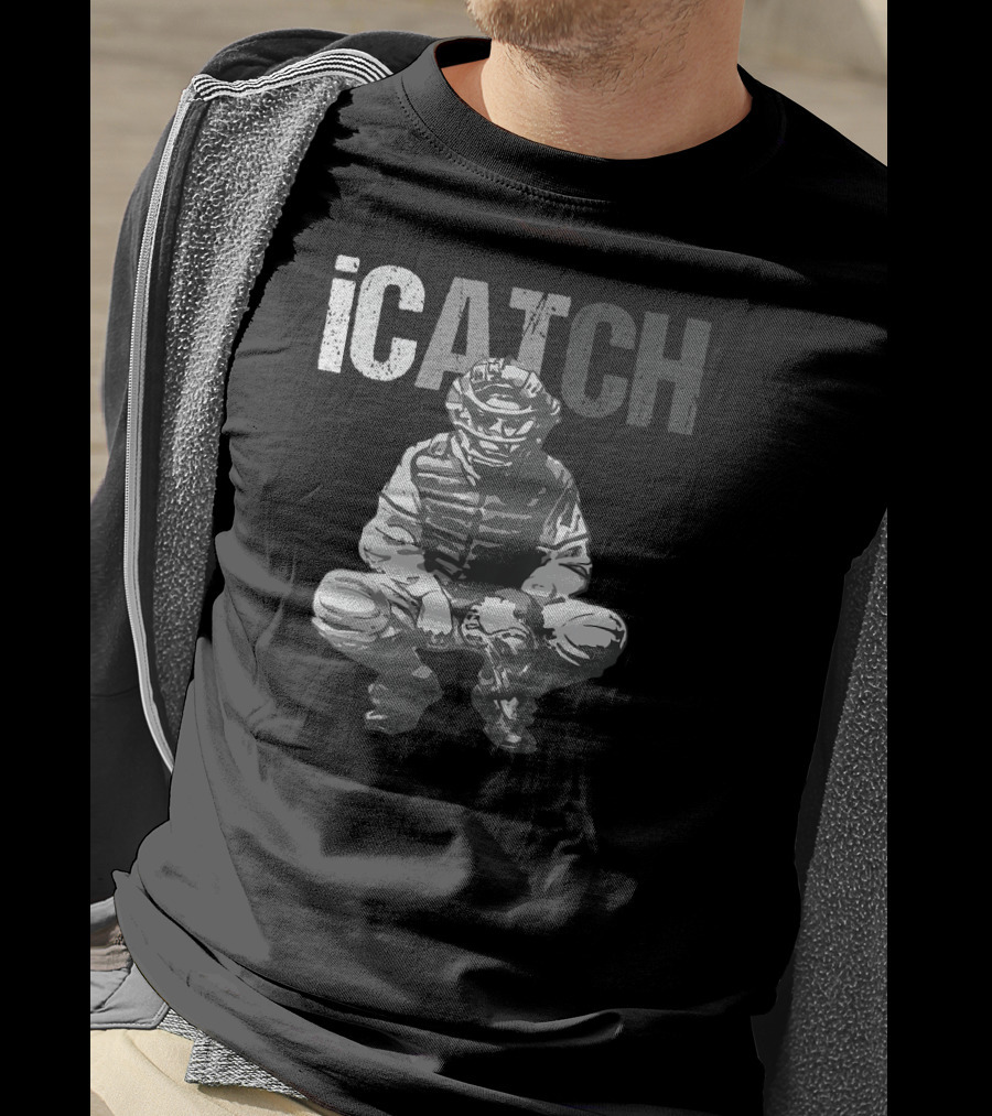 ICatch Baseball Catcher In Gear T-Shirt