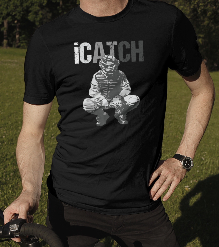ICatch Baseball Catcher In Gear T-Shirt