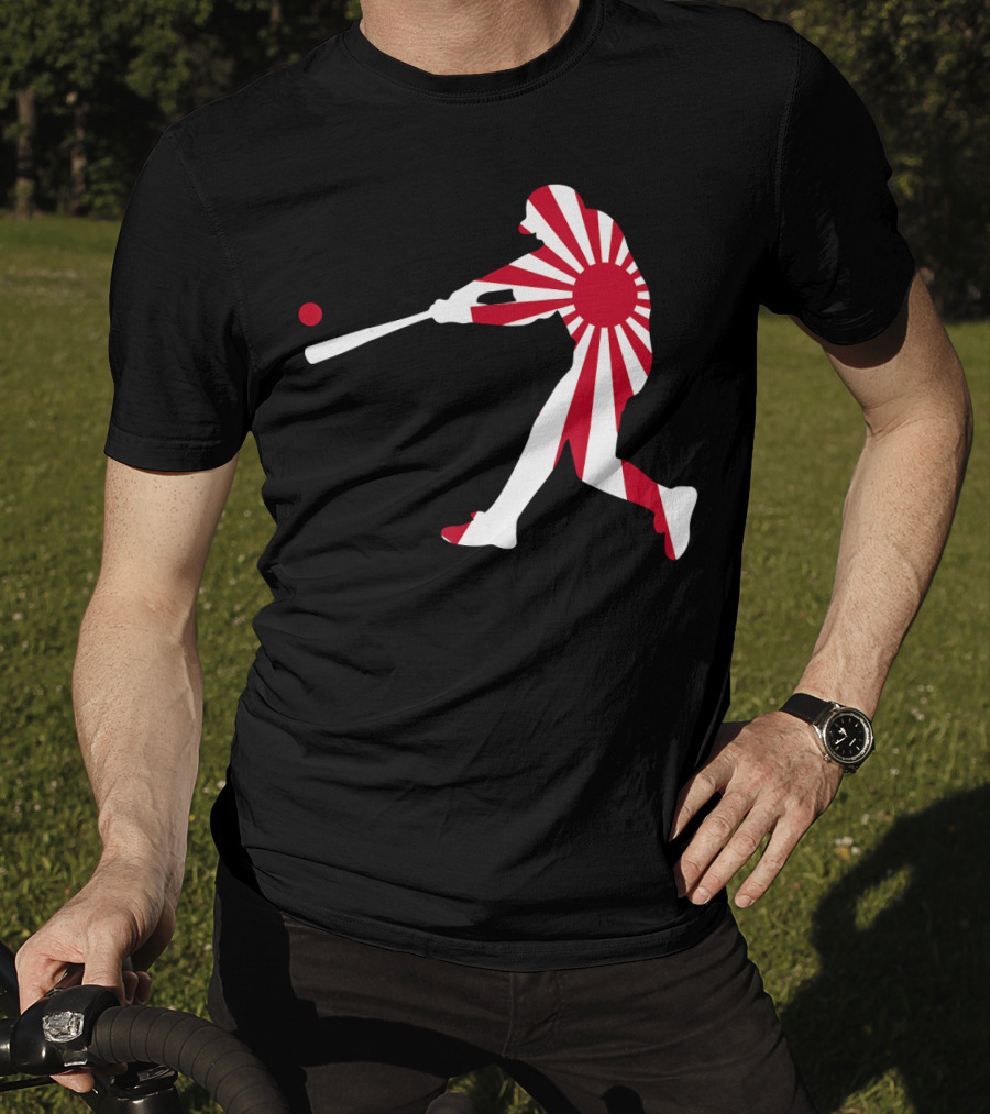 Japan Baseball Rising Sun JPN Batter Class T-Shirt