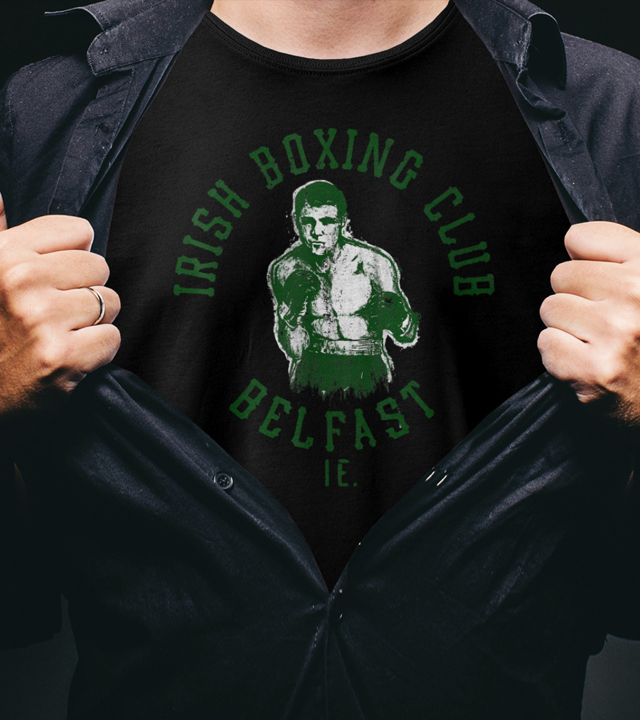 Irish Boxing Club Belfast IE Vintage Fighter T-Shirt