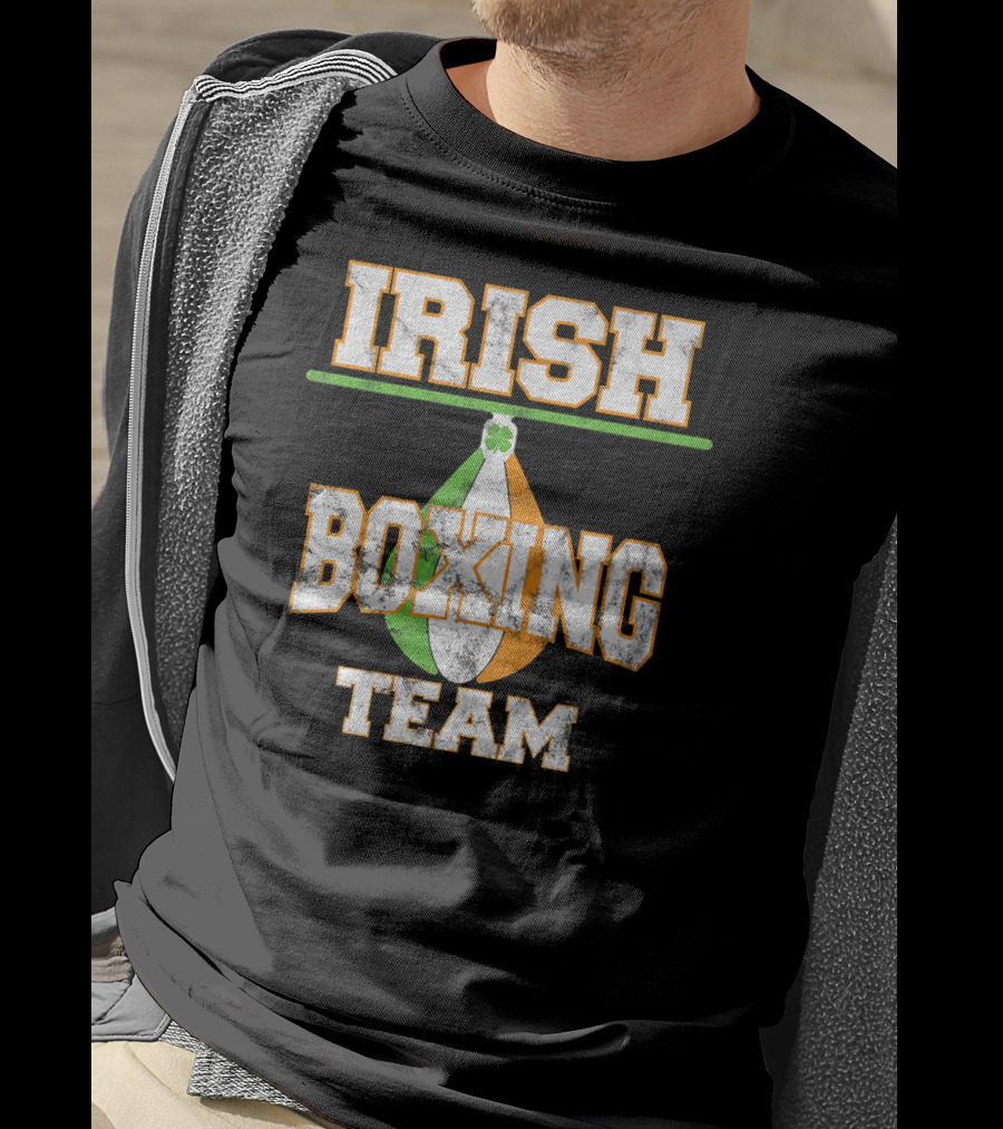 Irish Boxing Team Ireland Shamrock Boxing Glove T-Shirt