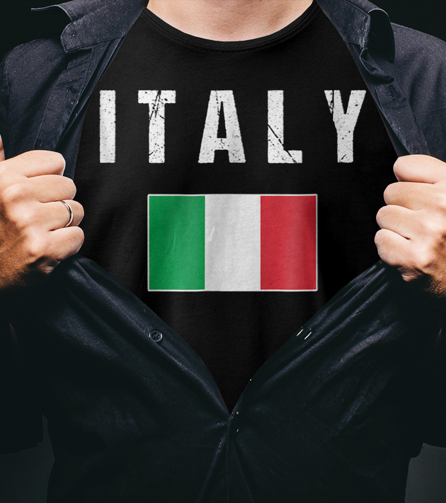 Italy Italian Flag Italia Me T-Shirt