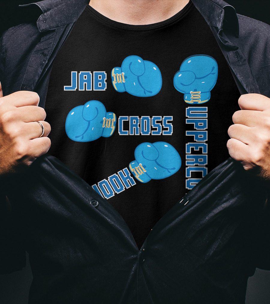 Jab Hook Cross Uppercut Boxing Glove Styles T-Shirt