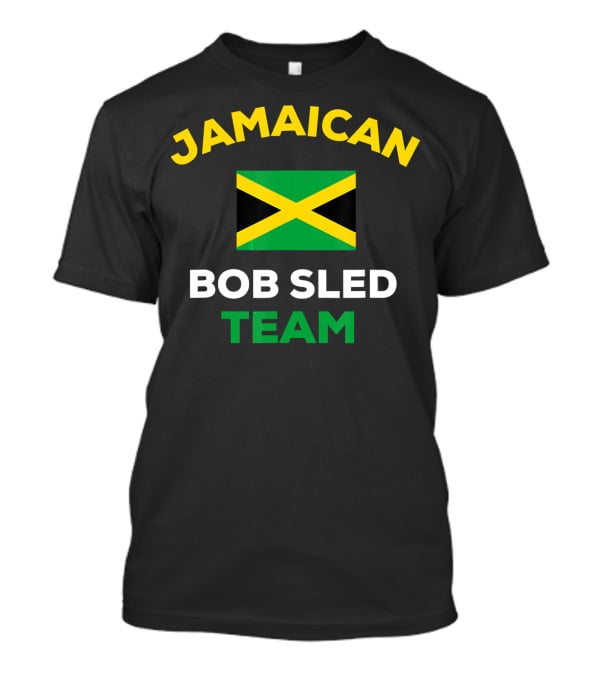 Jamaican Bobsled Team Jamaica Flag Representation T-Shirt