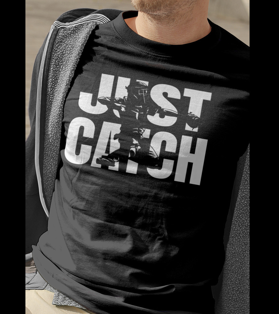 Just Catch Baseball Catchers Gear Iconic T-Shirt