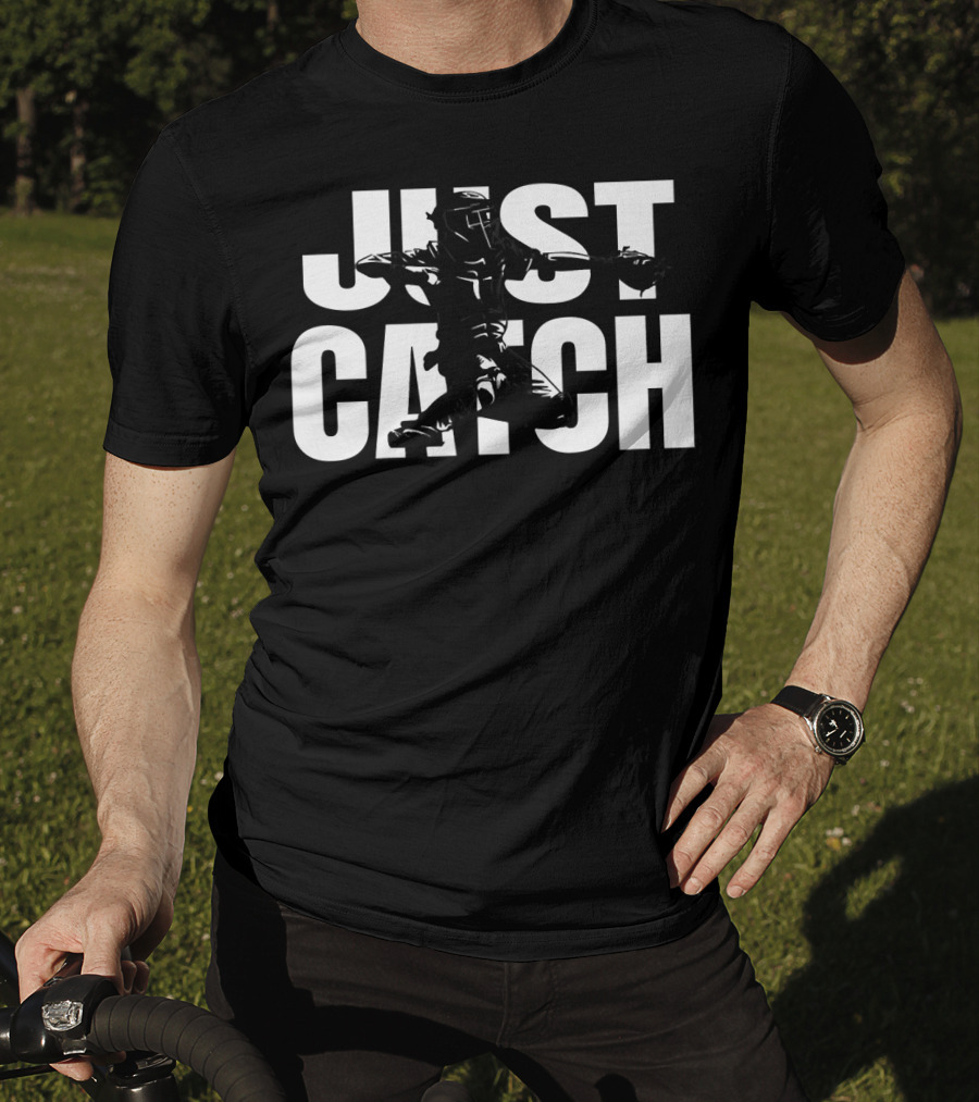 Just Catch Baseball Catchers Gear Iconic T-Shirt