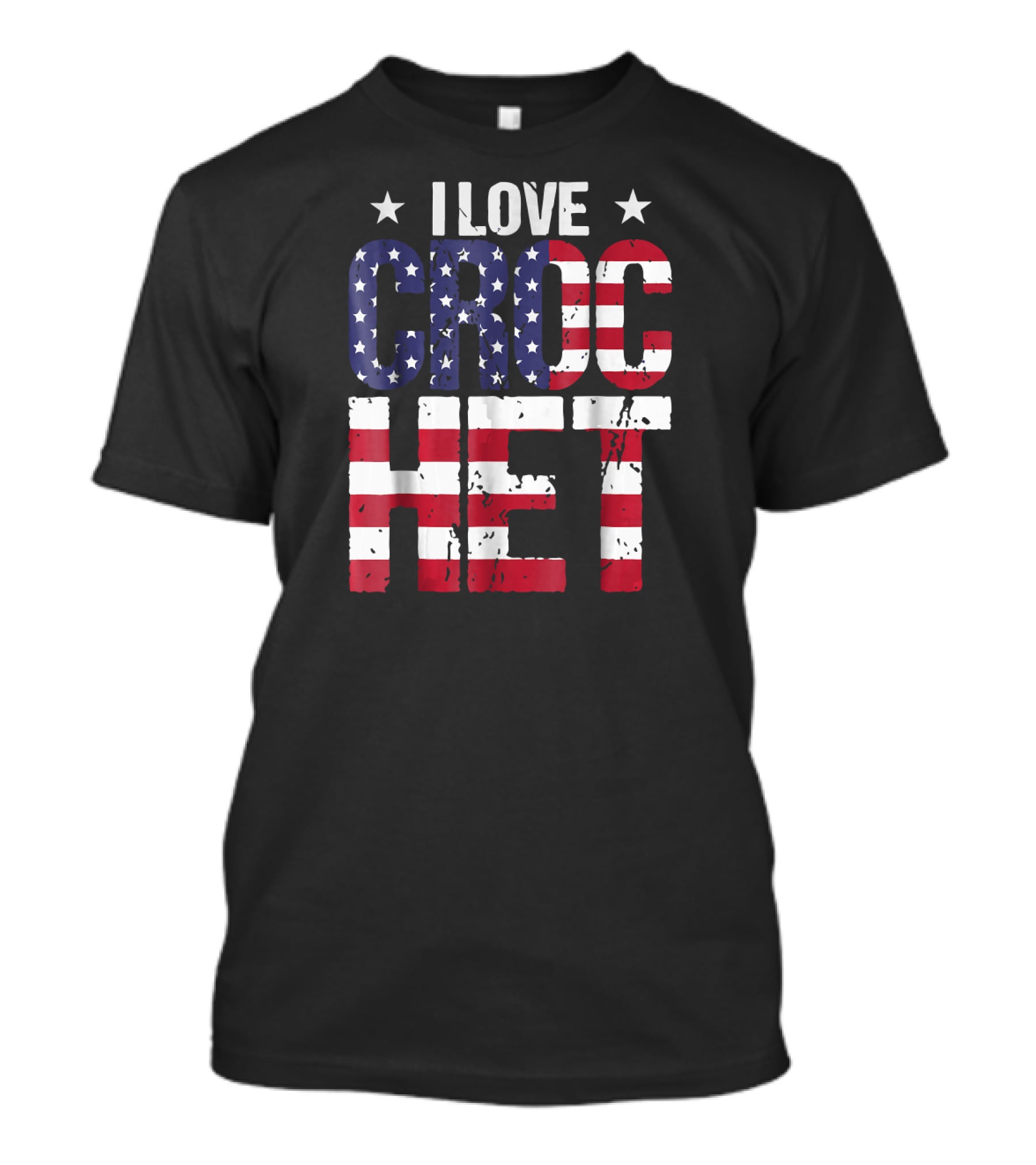 I Love American Crochet Crocheter Crochet Love T-Shirt
