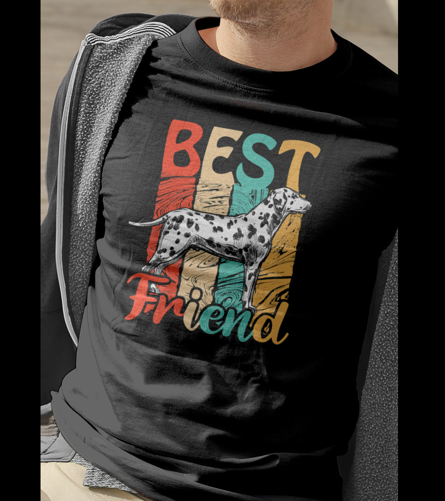 Best Friend Animal Dog Lover Dalmatian T-Shirt