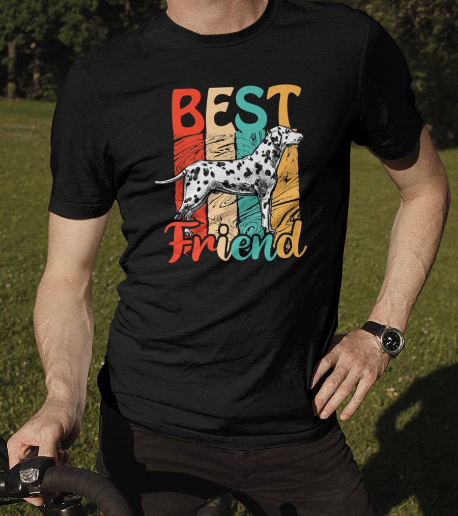 Best Friend Animal Dog Lover Dalmatian T-Shirt