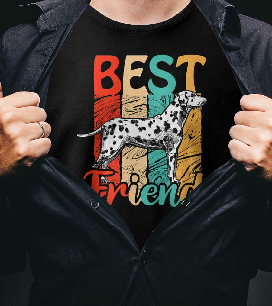 Best Friend Animal Dog Lover Dalmatian T-Shirt