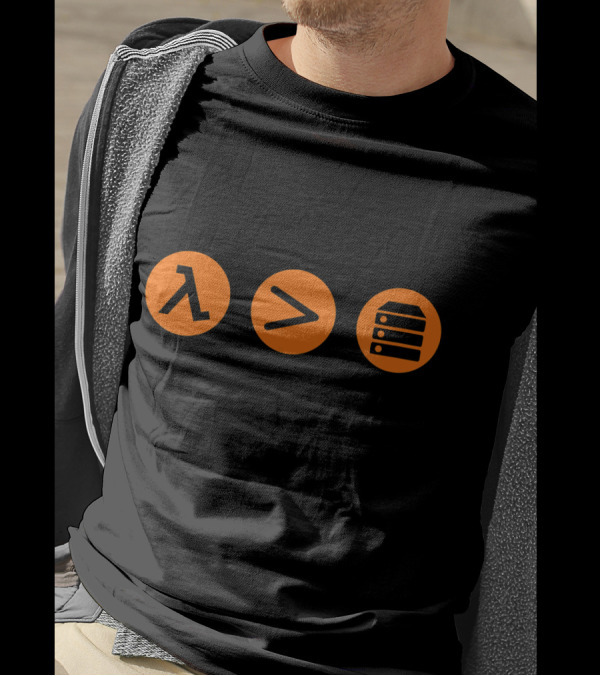AWS Lambda Greater Than Server T-Shirt