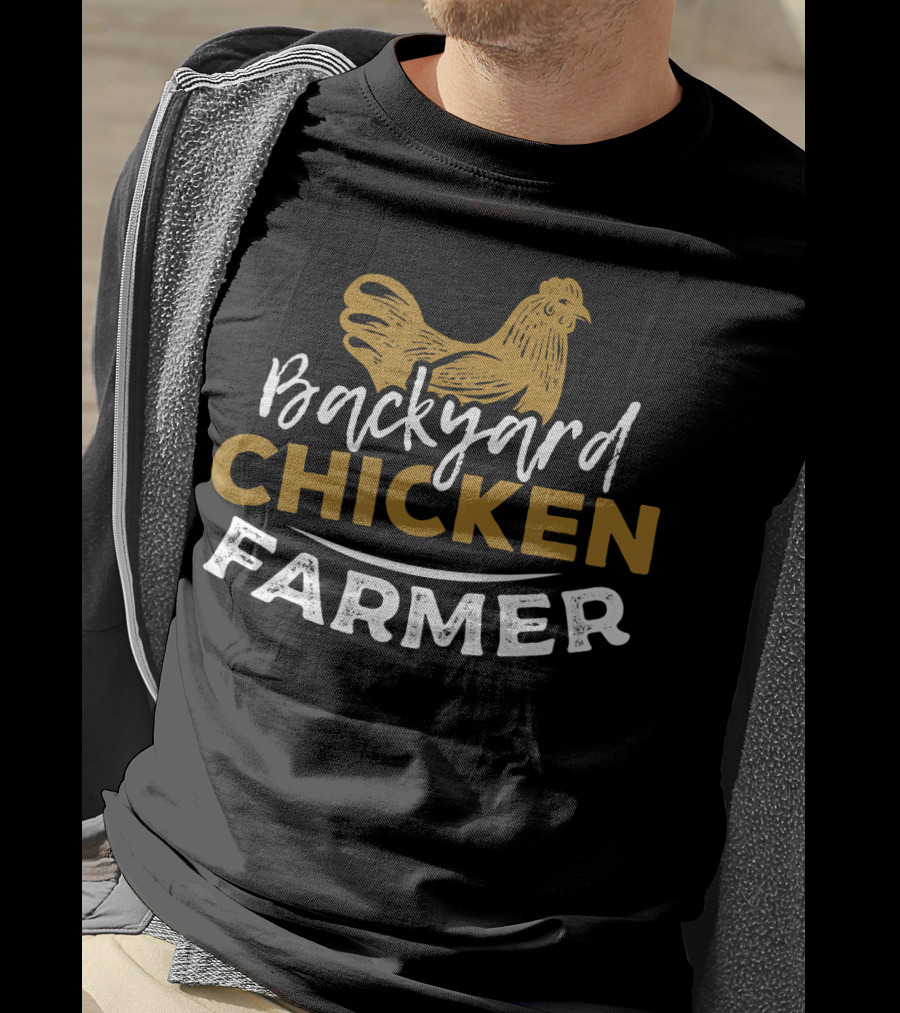 Backyard Chicken Farmer Rustic Hen Enthusiast T-Shirt