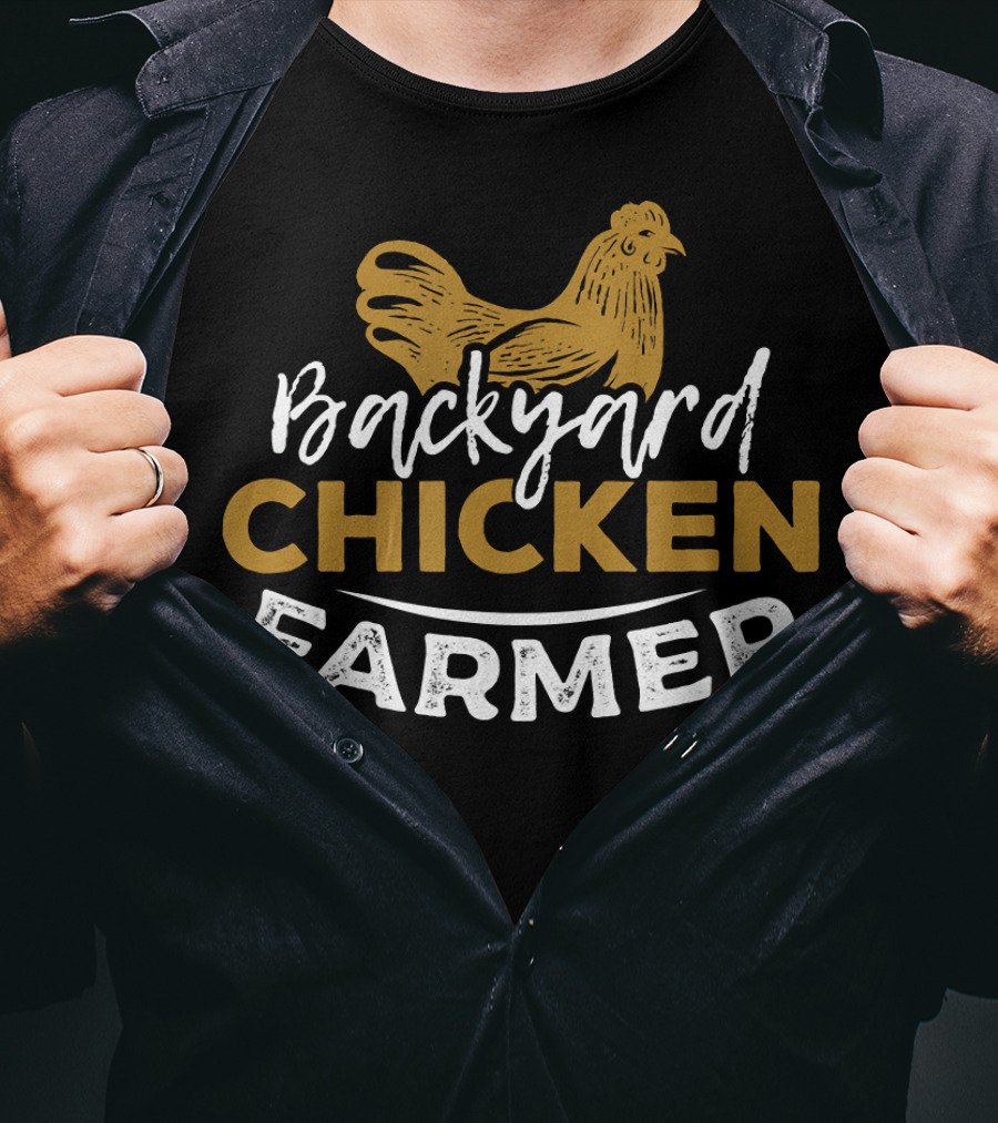 Backyard Chicken Farmer Rustic Hen Enthusiast T-Shirt